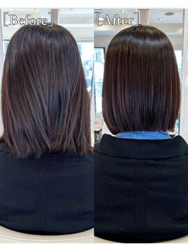 アッシュ 西荻窪店(Ash) 縮毛矯正 BEFORE&AFTER