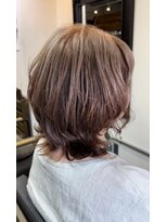 コレット ヘアー 大通(Colette hair)&nbsp;グレイヘア活かす！！肌馴染みのいいピンクベージュ★