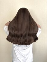 リト(riTo)&nbsp;20代暗めカラーデザインカラーロングオリーブグレージュベージュ