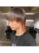 リール(rire)&nbsp;rireニュアンスパーマカルマパーマベリーショートダークアッシュ