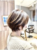 大人可愛いショート/フェミニンショート/つくば美容室