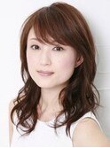 エアリーな質感でふんわりかわいいスタイル
