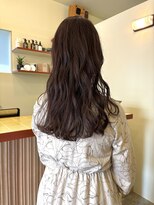 ヒントステーション(HINTSTATION)&nbsp;〈浅草 半個室〉ウェーブロング/モーブベージュ