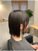 切りっぱなしボブ