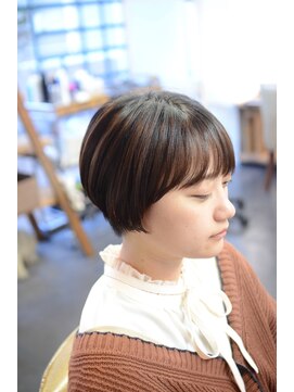 ポタム 東中野(potamu) バッサリ！マッシュショートヘア