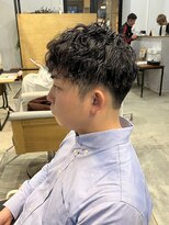 リンダ(LINDA)&nbsp;メンズパーマ/ビジネスマン/波巻きパーマ[札幌美容室LINDA]