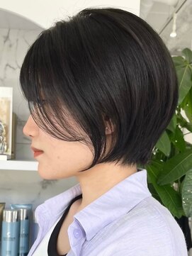 アンダーバーホワイト モデ 富田林店(_WHITE mode) 髪質改善ショートボブレイヤーカット