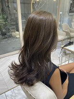 ゼスト フィーノ(ZEST fino) 【橋本姫奈】レイヤーカット×オリーブベージュ