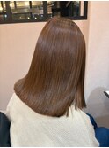 ライトブラウン/似合わせカット/髪質改善トリートメント