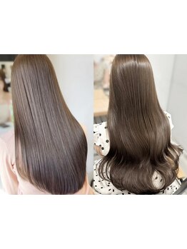艶髪縮毛矯正が大人気！湿気に負けない可愛い前髪キープ☆最新HITAストレート/髪質改善メニュー導入店