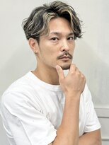 ヌーク 押上店(NooK)&nbsp;ハイライト　メッシュ　センターパート