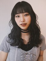 ザ ドッツ(THE DOTS) ナチュラルカラー フルバング ニュアンスパーマ ワイドバング