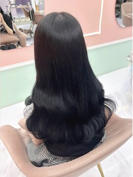 ガーランド(Girland) 【girland】ブルーブラック/韓国風/レイヤーカット