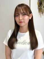 リル 茅ヶ崎(Liru:)&nbsp;くびれヘア/アプリコットオレンジ/ハイライトカラー/茅ヶ崎