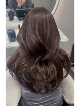 ピリオド 松阪(Period.) ロングヘアーマロンブラウン髪質改善 松阪美容室