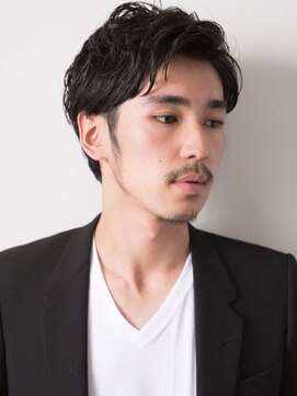 ガーデントウキョウ(GARDEN Tokyo) ダークアッシュ ニュアンスパーマ 韓国マッシュ スペインカール