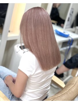 カリーナ(CARINA) ハイトーンカラー／ミルクティーピンク