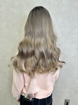 ジゼル 中津大分(GiseL)&nbsp;ミルクティーベージュダブルカラーインナーカラーケアブリーチ