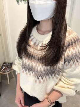 フリック 堺東店(FLICK) ロングレイヤー/オリーブベージュ/堺東