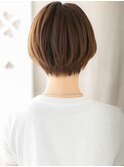 グレーブラウン似合わせカット小顔丸みショートY越谷30代40代