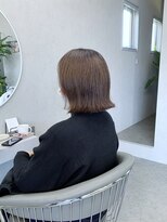 クロア(CHROA)&nbsp;【切りっぱなしくびれボブ&リタッチカラー】