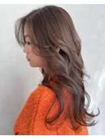 マーシアバイアルティナ 蒲田店(Marcia by artina) ミルクブラウン/セミロングレイヤー/モカブラウン/A3