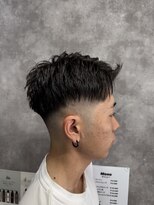 スピン 本八幡(SPIN)&nbsp;MEN’S HAIR/サーフカール/刈り上げセンターパート/本八幡