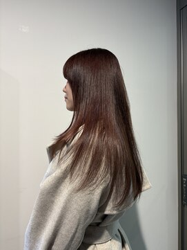 ジャストビューティ ルフレ 金沢八景店(Just Beauty Rufure) レッドブラウン/レイヤーカット/金沢八景