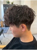 宇都宮メンズカットメンズパーマ波巻きスパイラルパーマツイスパ