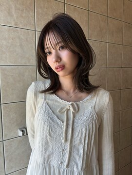 デビュー 沖縄泡瀬店(Debut) イメチェン/ピンクベージュ/アンブレカラー/前髪/沖縄市