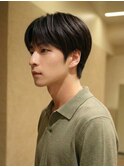 韓国風メンズ/メロウマッシュ/ミルクティーアッシュ