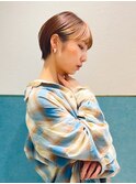 ハンサムショート/丸みショートボブ/20代30代40代50代/顔周り