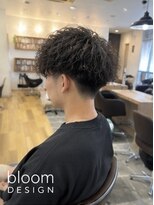 ブルーム 千葉ニュータウン(bloom) ニュアンスパーマで簡単毛流れ!韓国風センターパート!