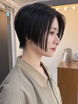 ローマー 明治神宮前 渋谷(ROAMER)&nbsp;レイヤーボブショートカット切りっぱなしボブ表参道髪質改善