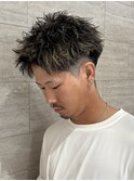 ハイライト×スパイキーショート