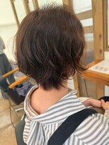 ポルム パプリカ(polum paprika)&nbsp;耳だしショート丸みショート大人ボブ抜け感小顔カット