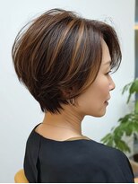 テーラヘアー 我孫子店(TELA HAIR)&nbsp;【垢抜けヘア】ハイライト×大人ショート