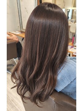 髪質改善サロン WE BE PARSLEY atre 川越店【ウィービーパセリアトレ】 艶ブラウン×ナチュラルロングレイヤー