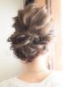 外国人風なまとめ髪♪　☆パーティーヘアセット☆【那覇】