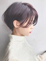 レンク(LENC)&nbsp;Coast.ショーボブ×ピンクバイオレット×フリンジバング★