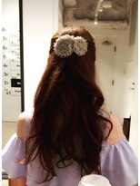 ラパン 美容室&nbsp;ハーフアップ