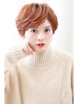 ウィルゴ(VIRGO) 【VIRGO 橋元】30代40代50代 オレンジマニッシュショートヘア