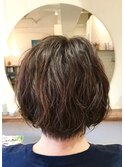 人気のショートボブのパーマスタイル♪
