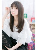 重軽スタイルでしっとり感♪うっとり美髪ストレートa