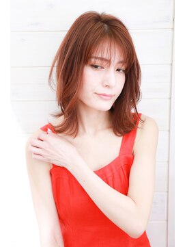 オーシャン(Ocean) [OCEAN Hair&Life藤原純]外ハネレイヤーボブ☆