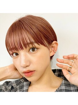 ラナ 渋谷(Lana) 【Chill】大人かわいいピンクベージュクールショートマッシュ