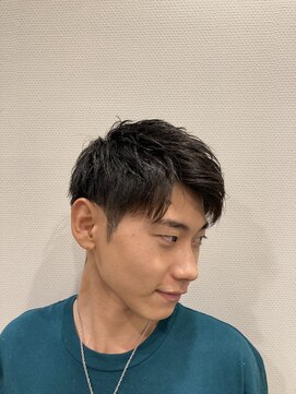 銀座マツナガ 神田店 爽やか束感刈り上げツーブロック大人カッコいい