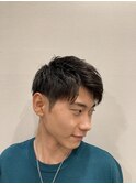 爽やか束感刈り上げツーブロック大人カッコいい
