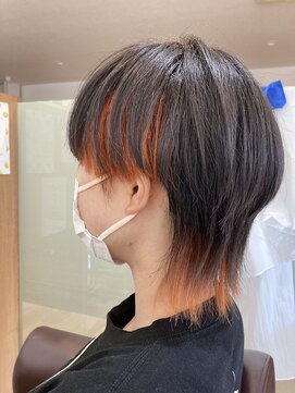 エル バイ ファースト(L by first) 【L by first】マッシュウルフ×インナーオレンジ◎30代40代50代