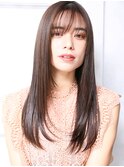 大人可愛い 小顔 秋カラー 大人ガーリー &nbsp;A1
